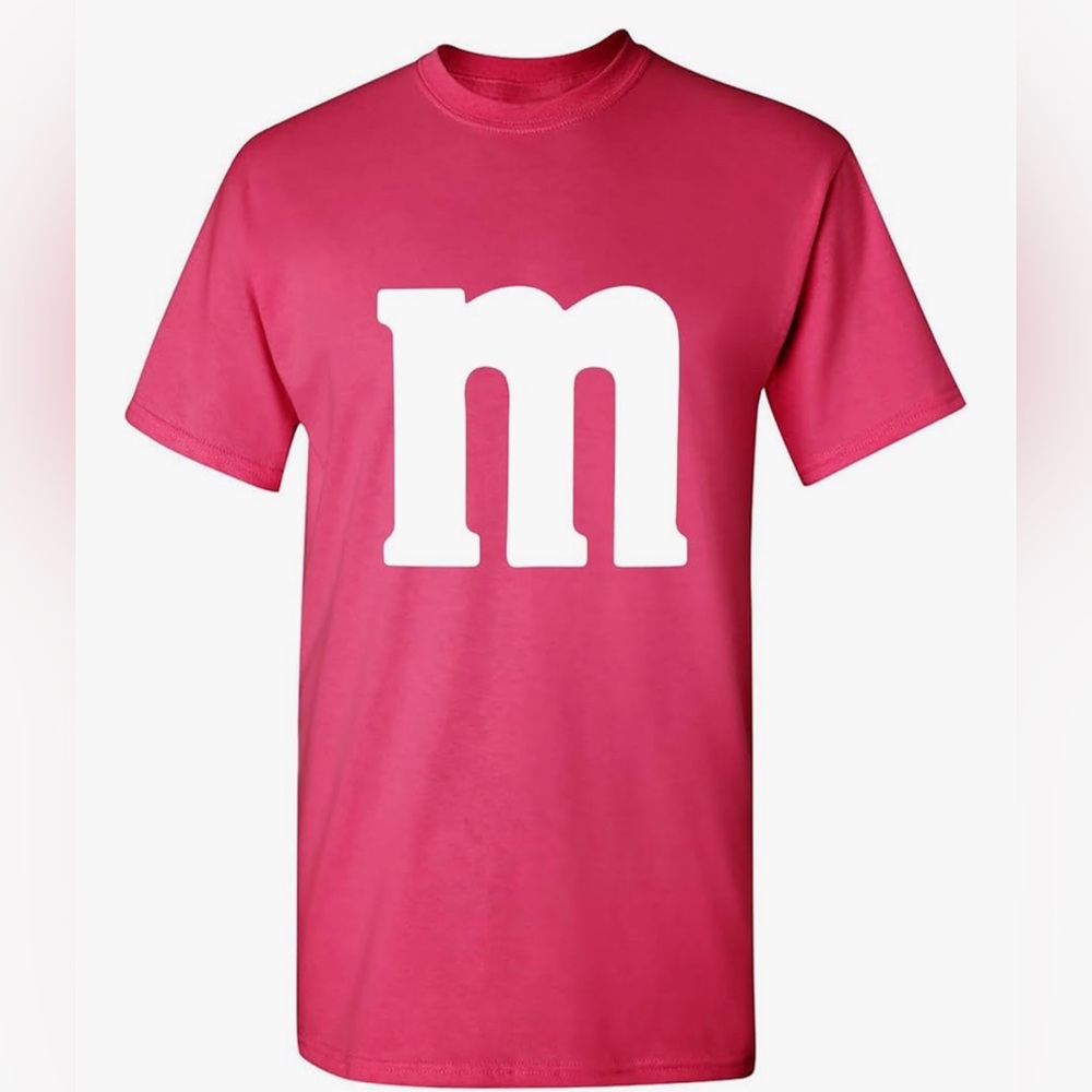 NEW M&M Pink Graphic Tee all Sizes SMLXLXXLXXXL